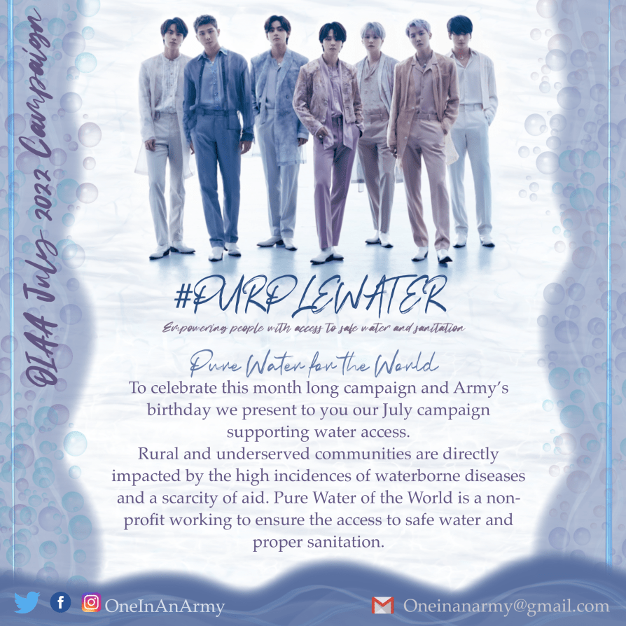 July 2022 Campaign Summary – Pure Water for the World